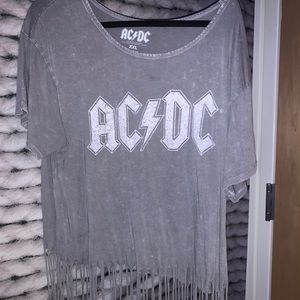 AC/DC fringe shirt